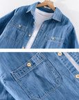 Denim shirt-D192