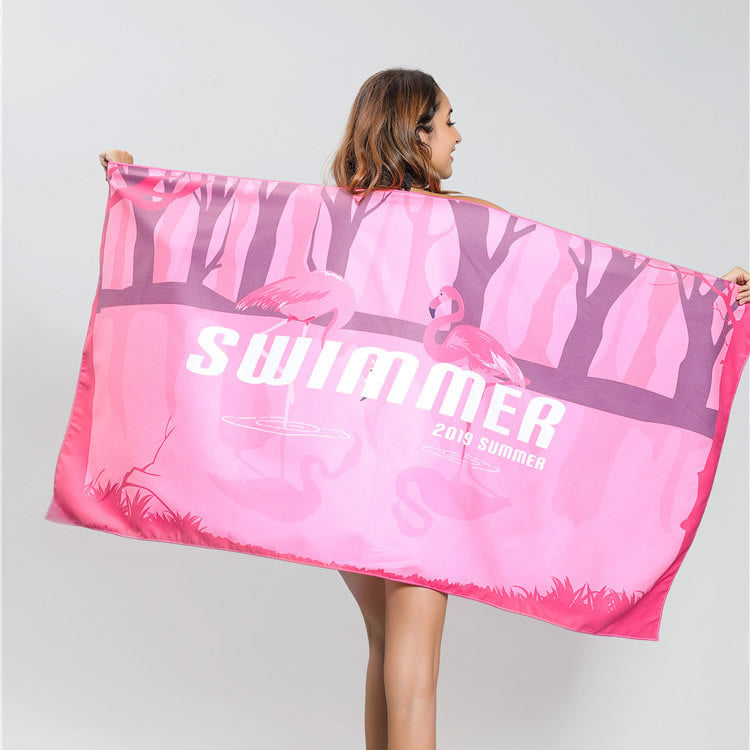 Printed Beach Towel -D247