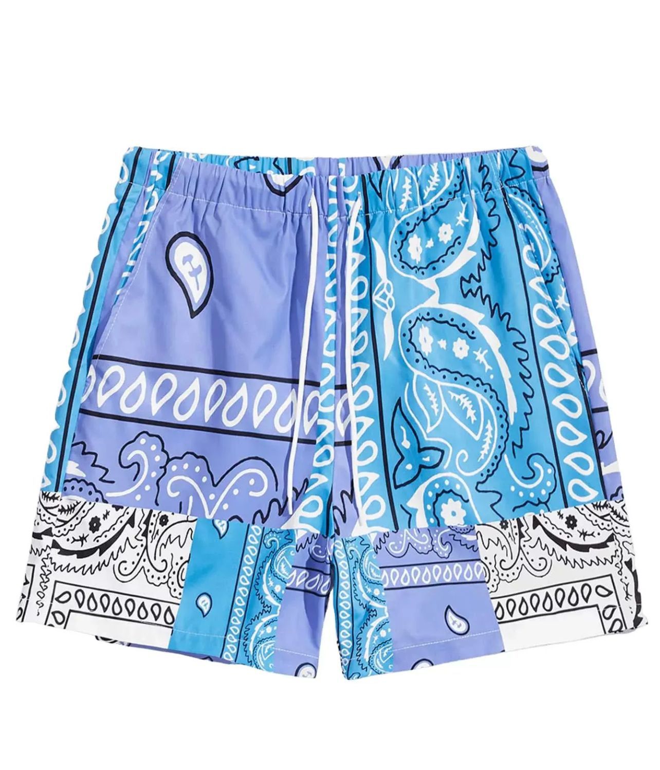 Multi-style drawstring shorts-D602