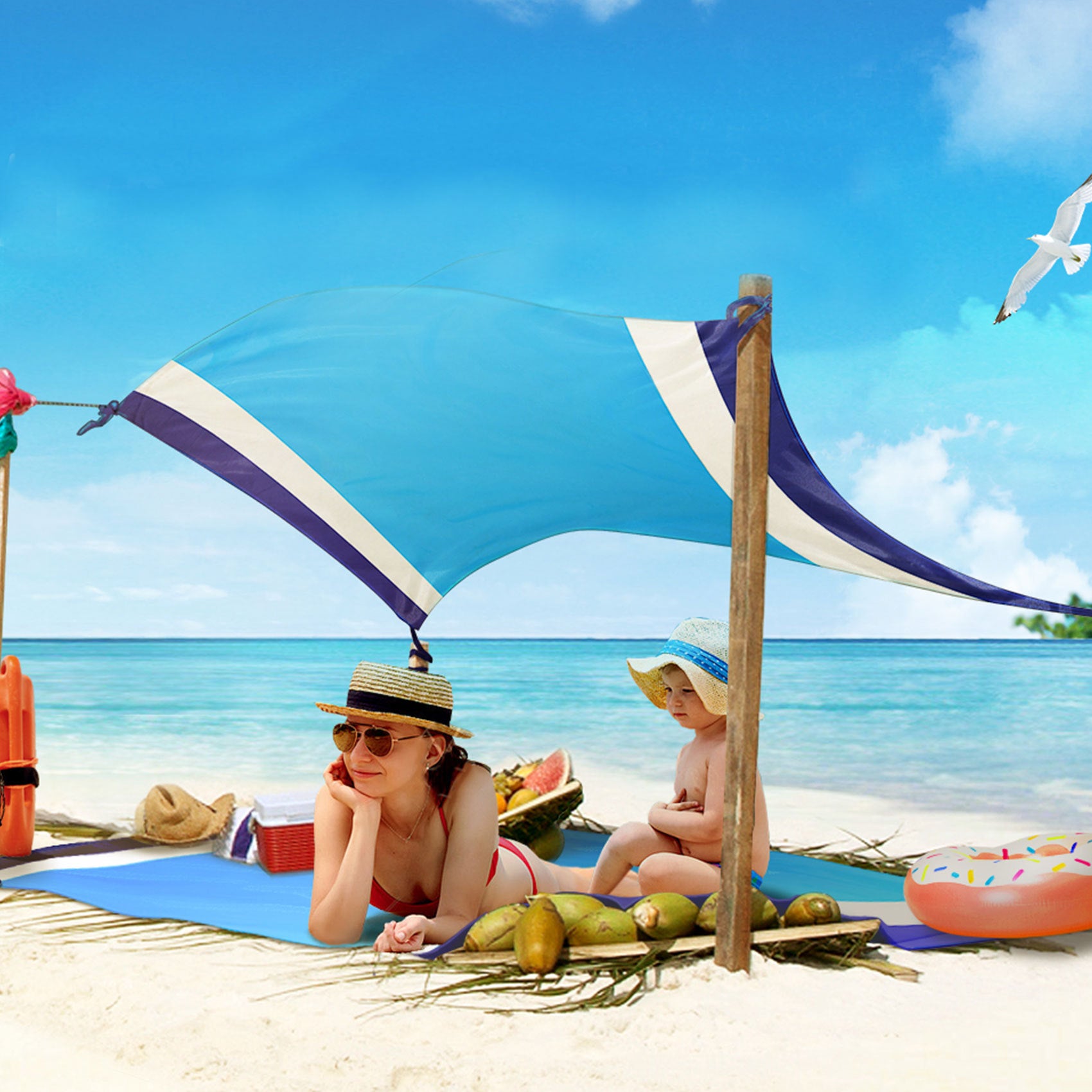 Outdoor camping picnic mat-D249