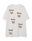 Cartoon bear letter print TEE-D515