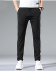 Ice Silk Straight Pants-D210