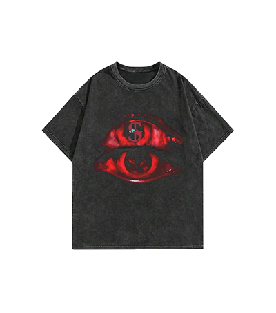 Eye pattern printed tee-D784