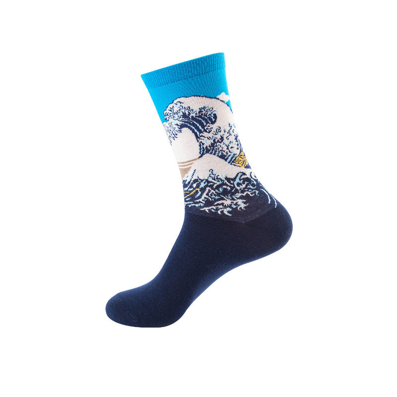 Cartoon mid-tube socks-D236