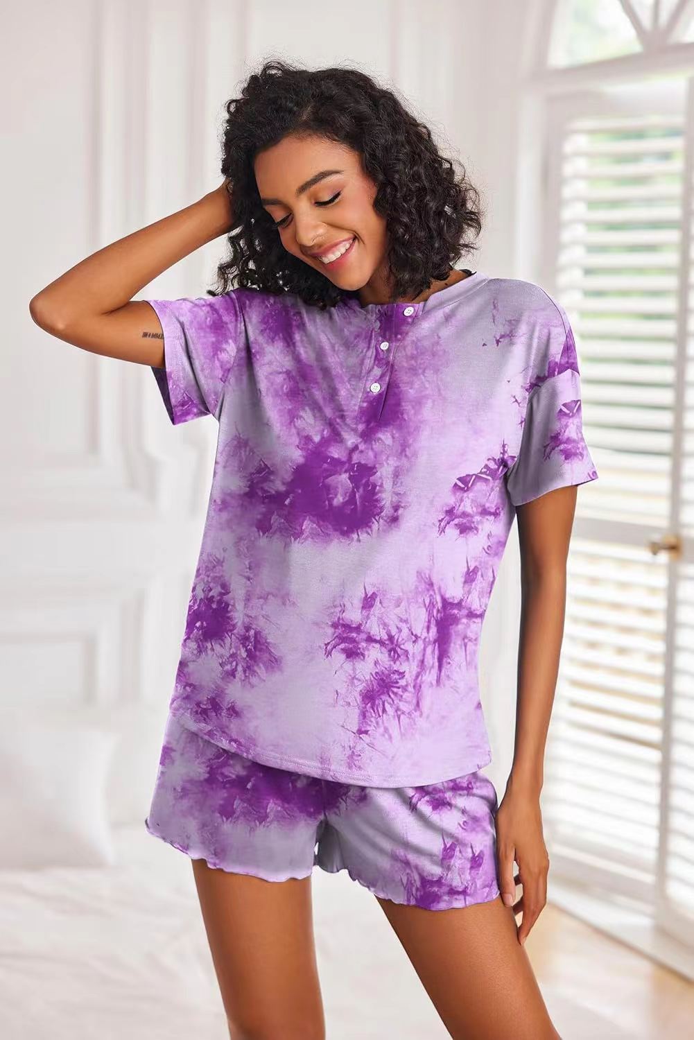 Tie-dye print set-D274