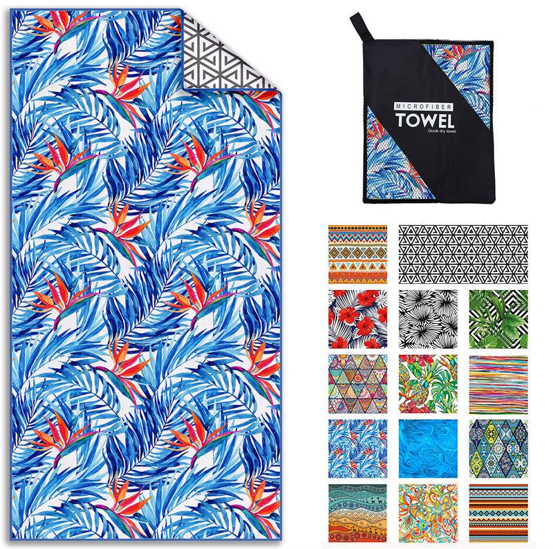 Printed Beach Towel -D247