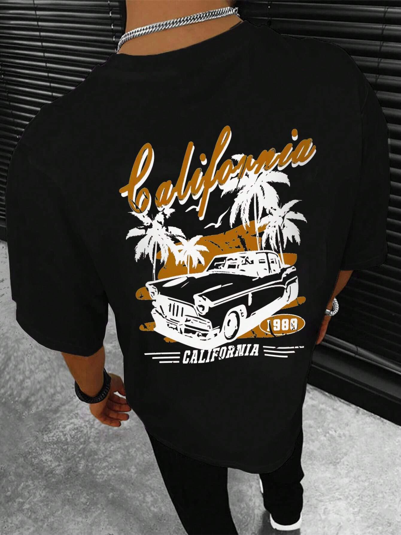 Vintage style TEE-D443