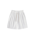 Solid color drawstring shorts-D1