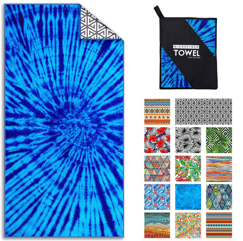 Printed Beach Towel -D247