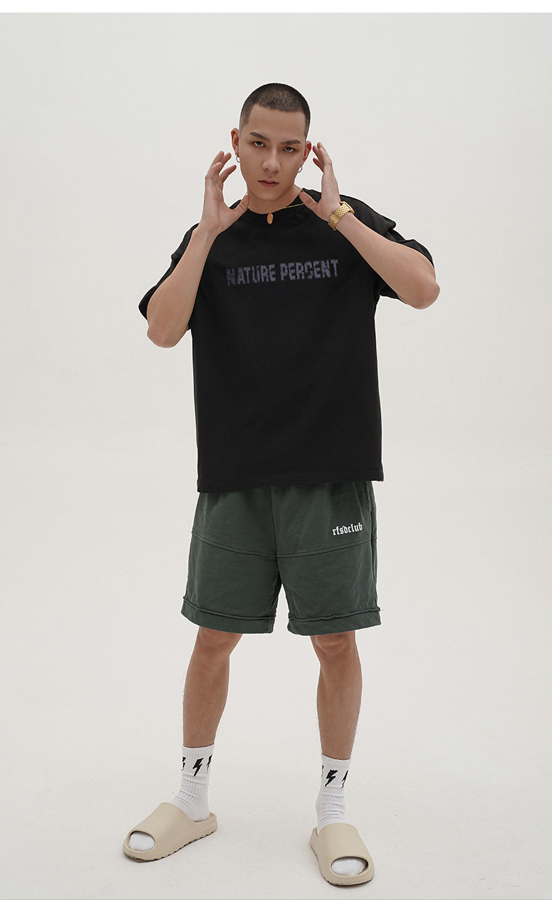 Sunset print tee-D498