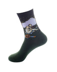 Cartoon mid-tube socks-D236