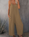 Loose suspender jumpsuit-D145