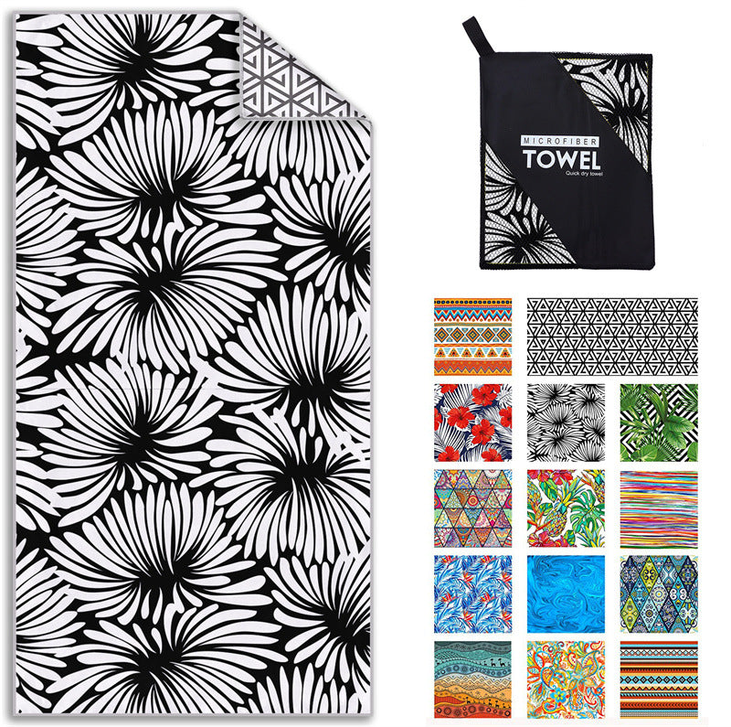 Printed Beach Towel -D247