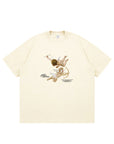 Angel print simple TEE-D570
