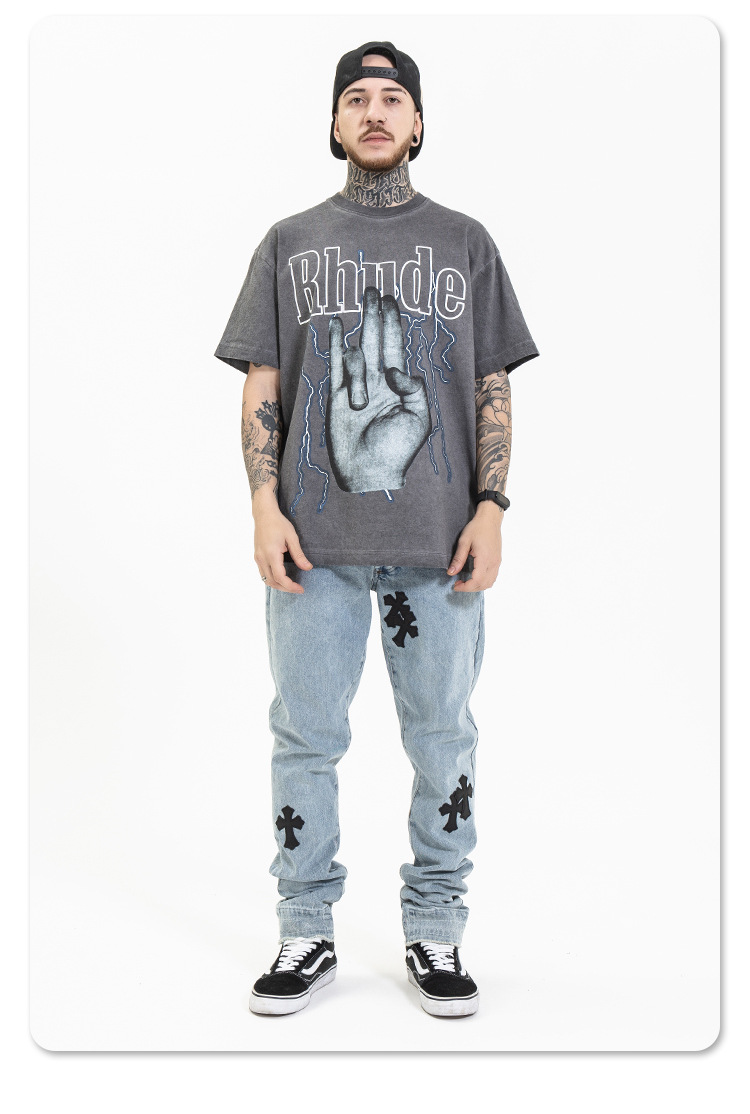 Thunder &amp; Palm Tee-D397