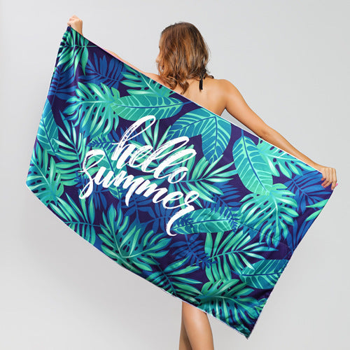 Printed Beach Towel -D247