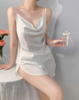 Sexy pajamas ice silk-D276