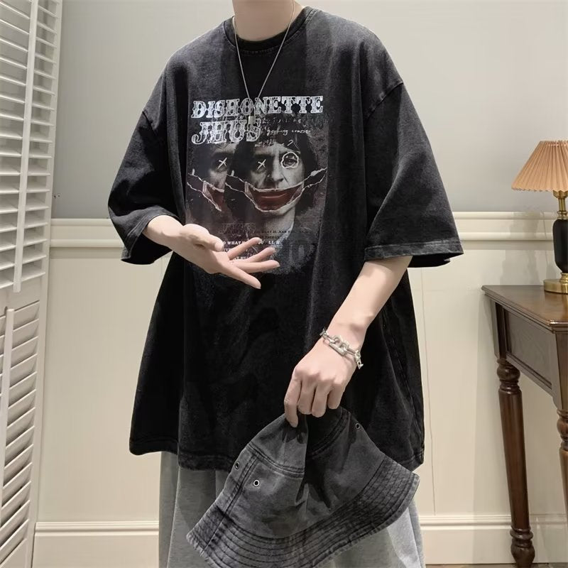 Vintage large print TEE-D299