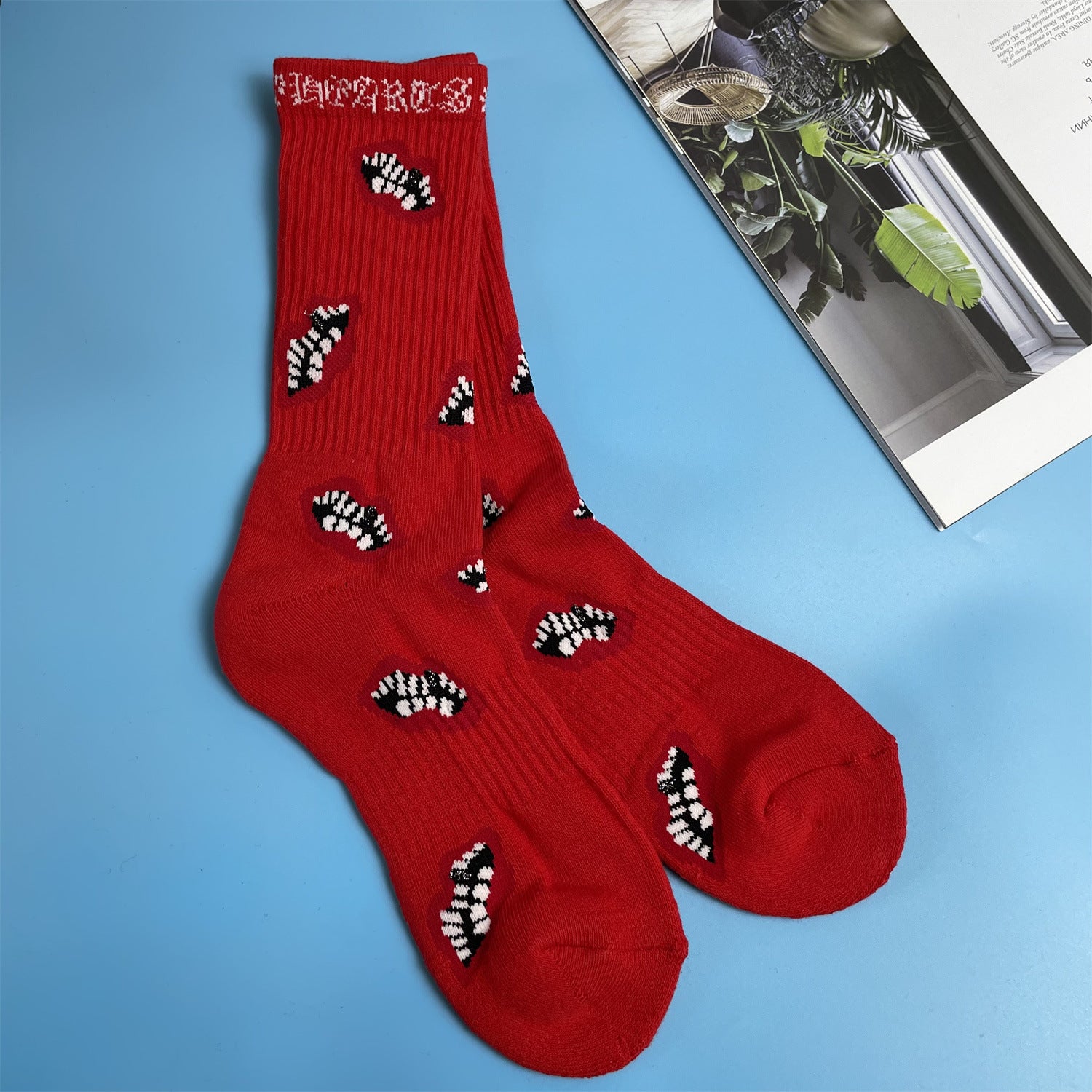 Embroidered stockings-D232