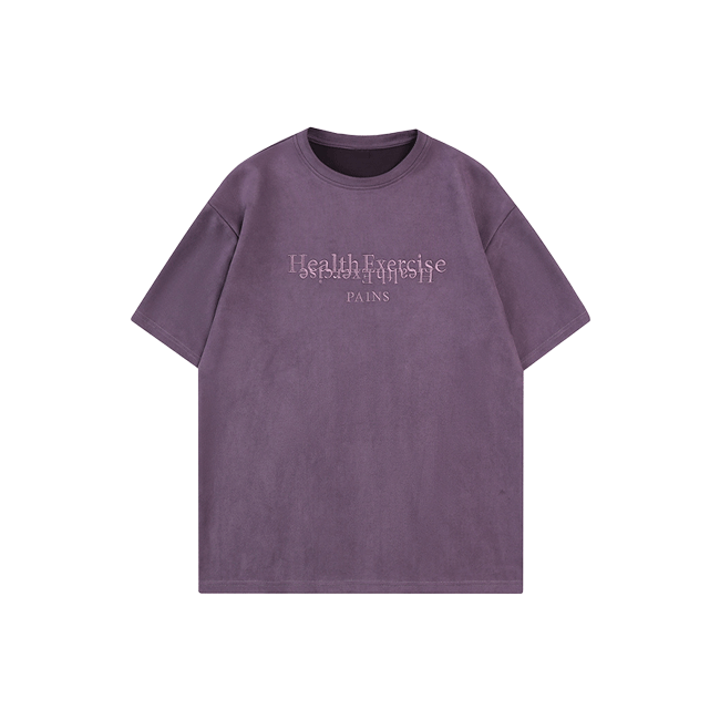Textured embroidered letters TEE-D503