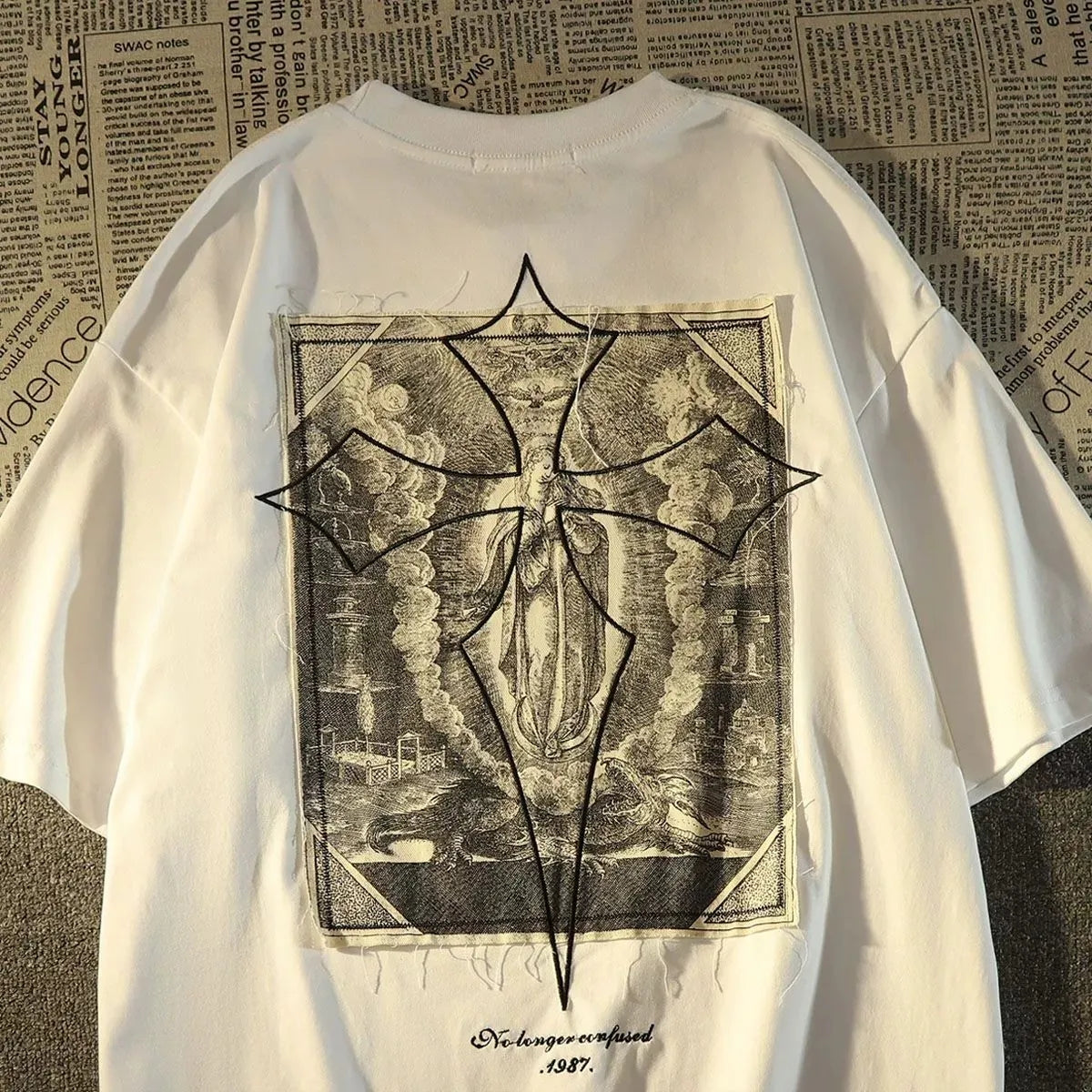Cross printingCross printing TEE-D317