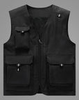 Workwear&outdoor multi-pocket vest-D670