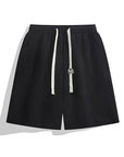 Basic drawstring shorts-D690