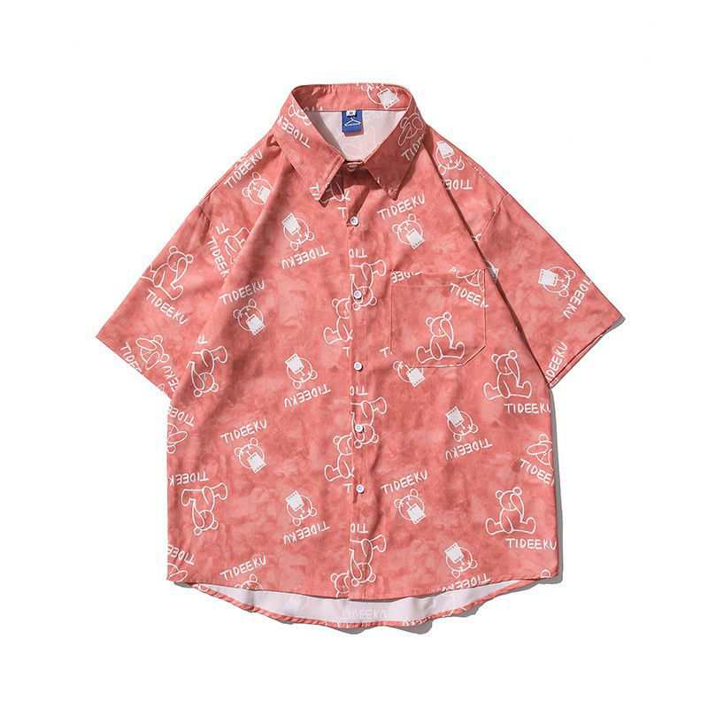 Vintage printed shirt-D458