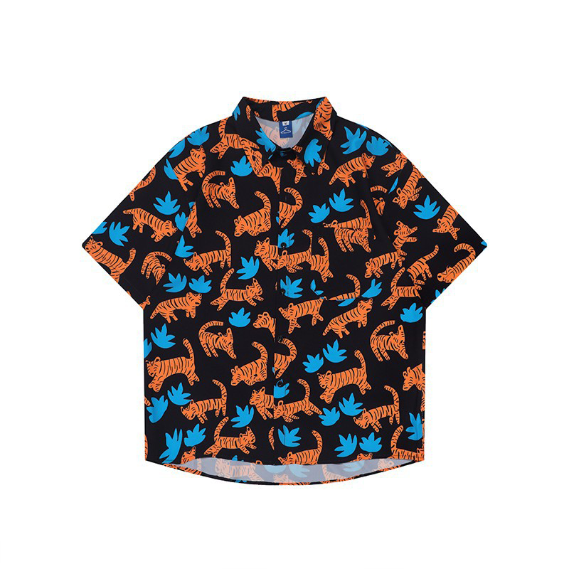 Vintage printed shirt-D458