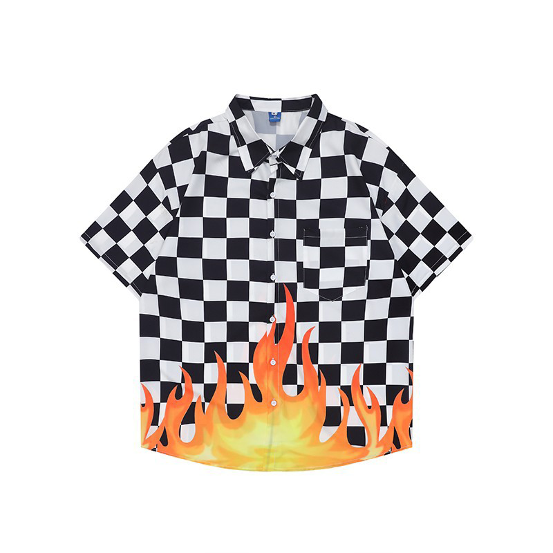 Vintage printed shirt-D457