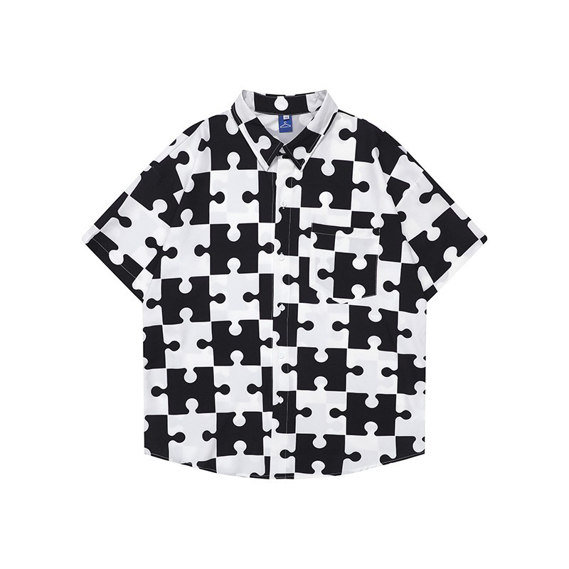 Vintage printed shirt-D458