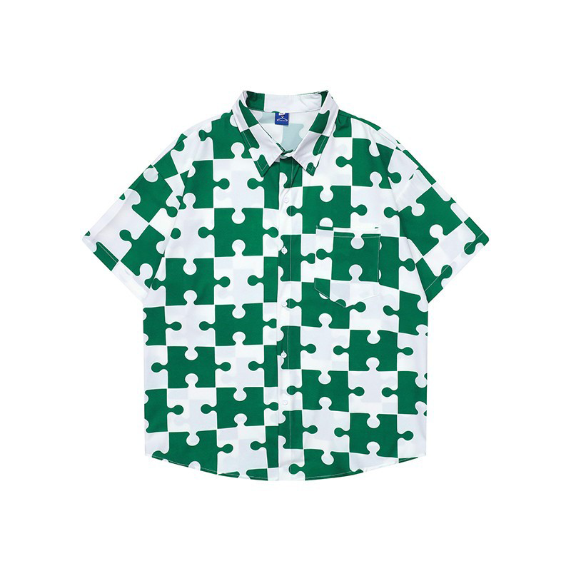 Vintage printed shirt-D458