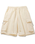 Solid color pocket shorts-D108