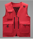 Workwear&outdoor multi-pocket vest-D670