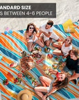 Extra large portable beach mat-D248