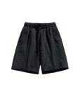 Solid color drawstring shorts-B10