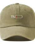 "Low Battery "Baseball Cap-D295
