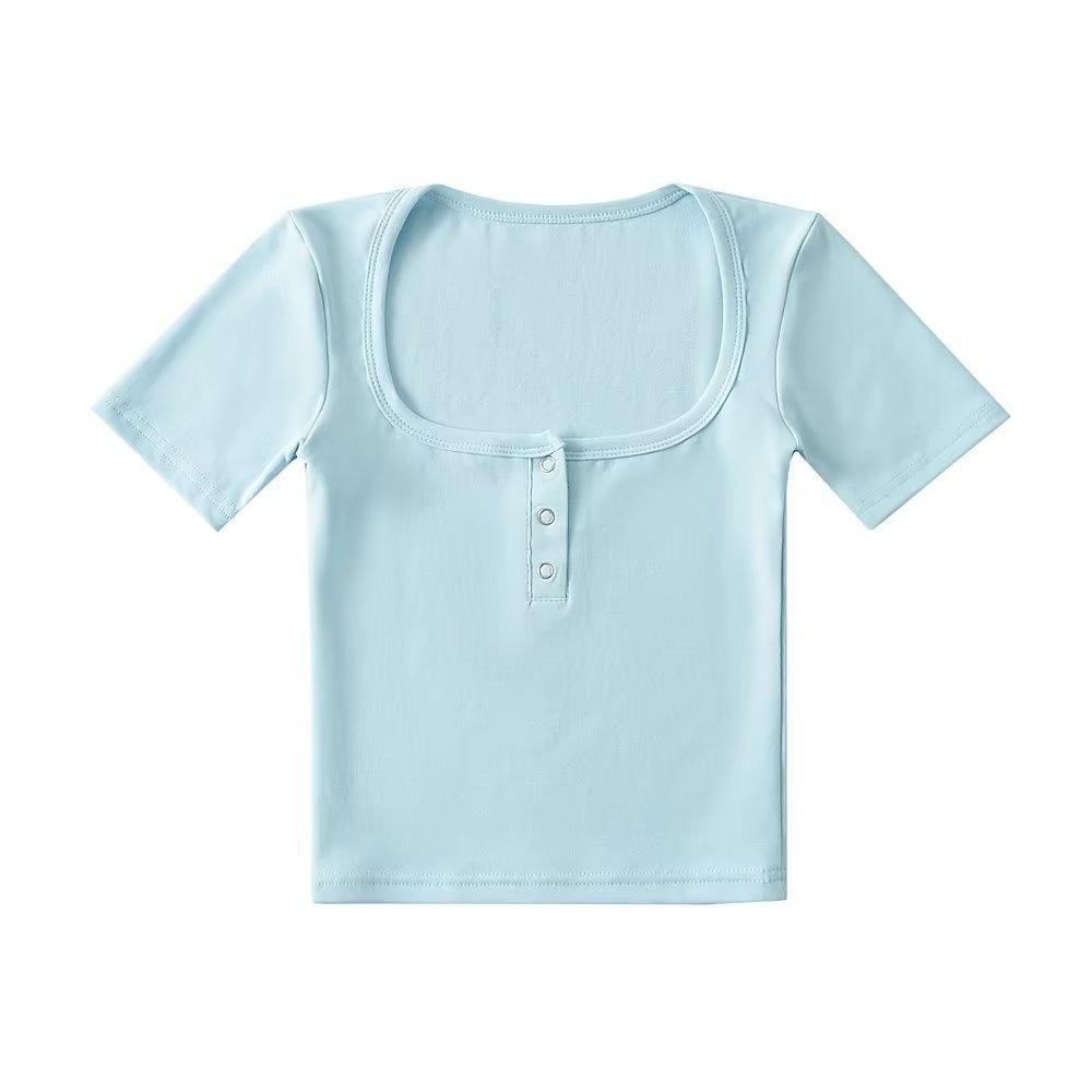 Solid color TEE-D464