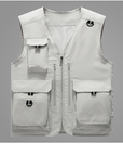 Workwear&outdoor multi-pocket vest-D670