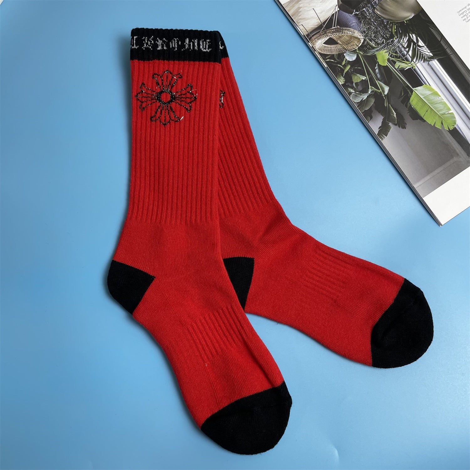 Embroidered stockings-D232