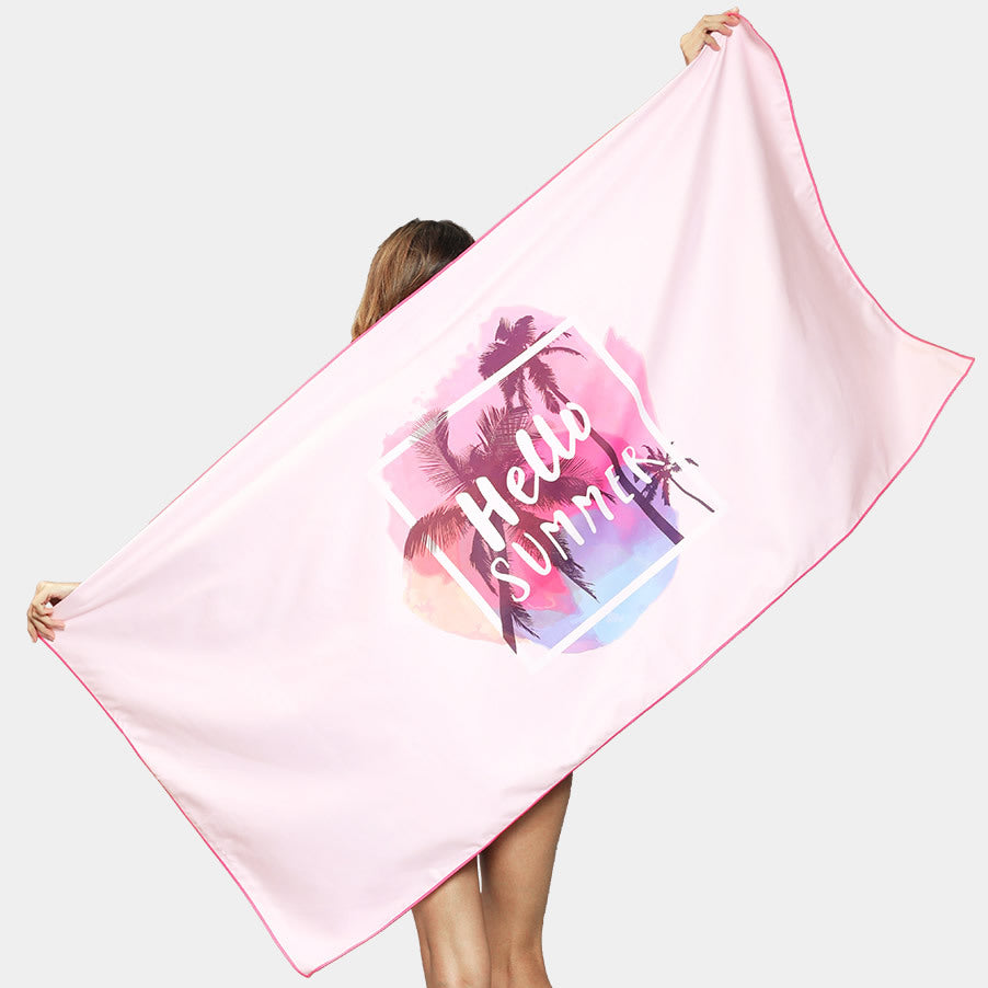Printed Beach Towel -D247