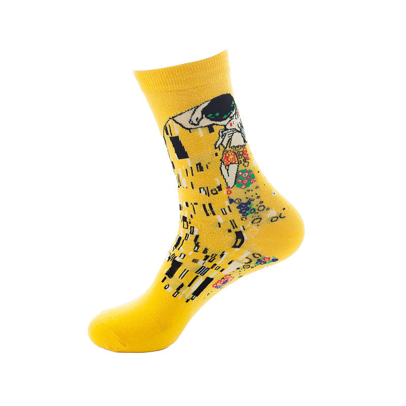 Cartoon mid-tube socks-D236