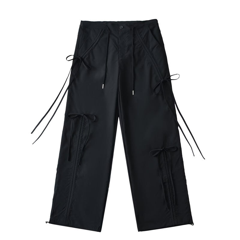 Design drawstring cargo pants-D422