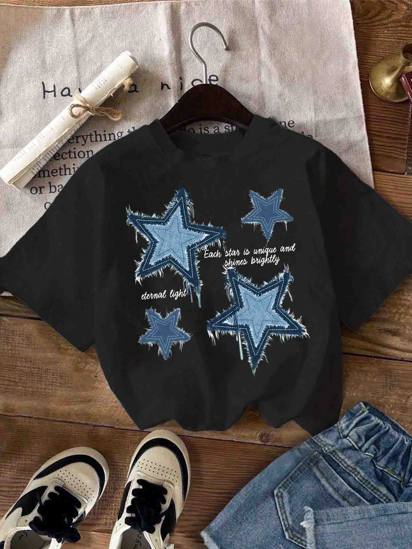 Star short TEE-D799