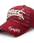 Baseball cap with 3D embroidery-D294