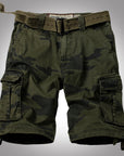 Camouflage overalls and shorts-D338