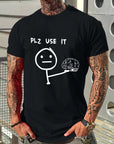 "PLS USE IT"TEE-D662