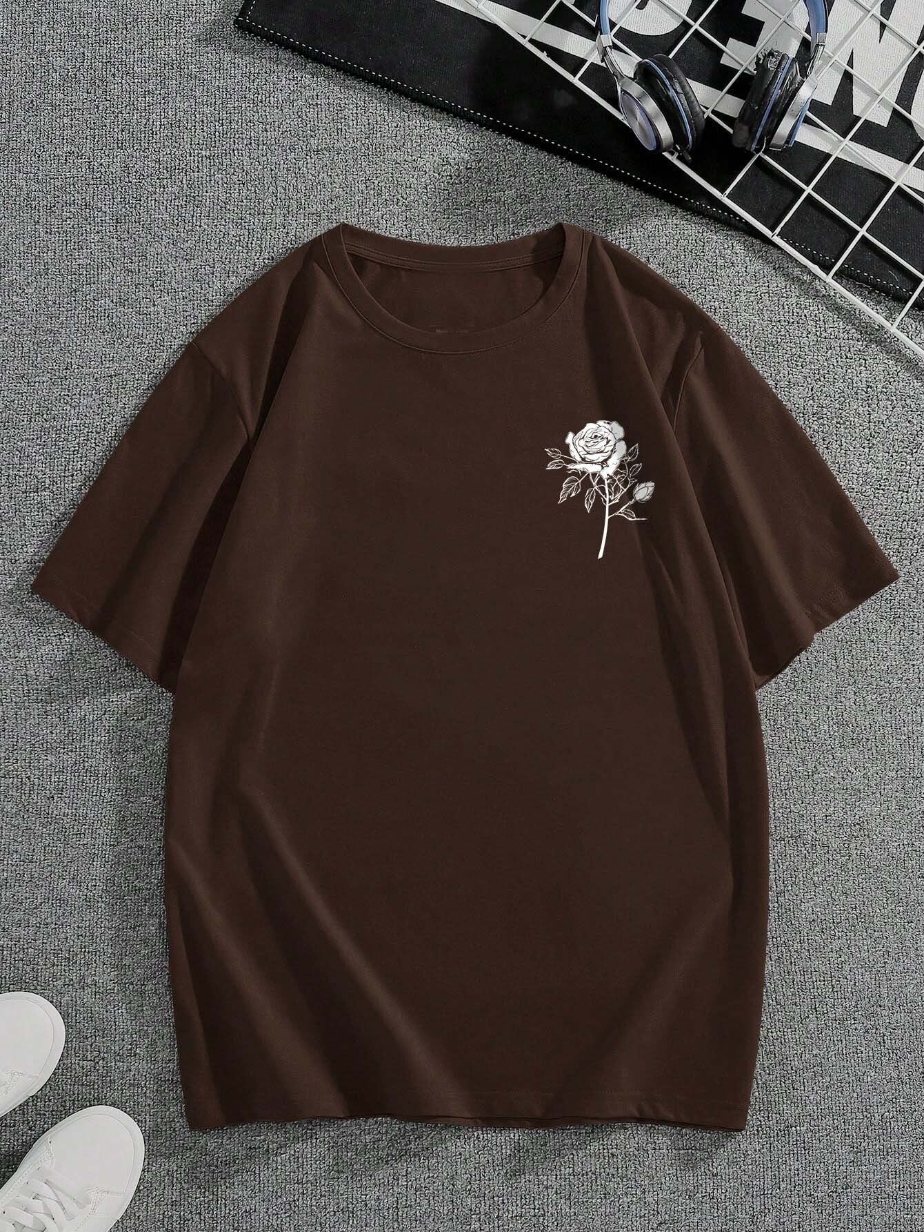 Oversized logo TEE-D618