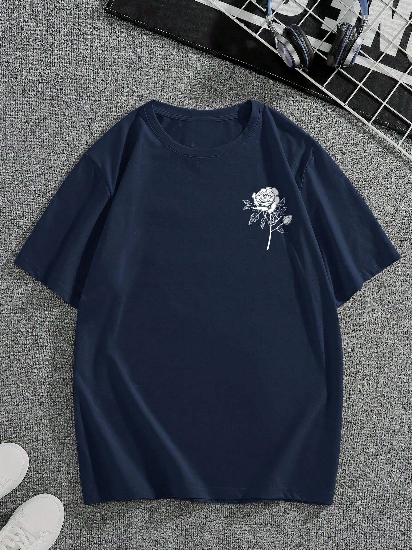 Oversized logo TEE-D618