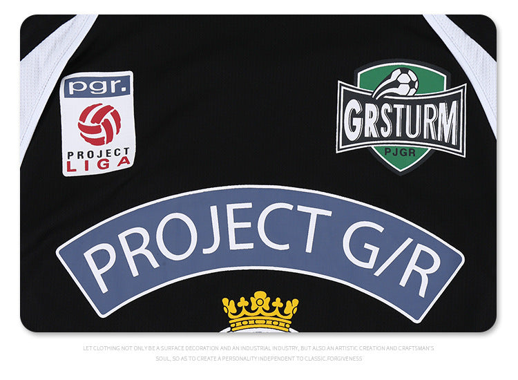 Retro polo football jersey-D356